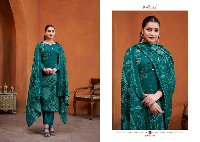 Mannat By Radhika Azara Cotton Printed Dress Material Wholesale Shop In Surat
